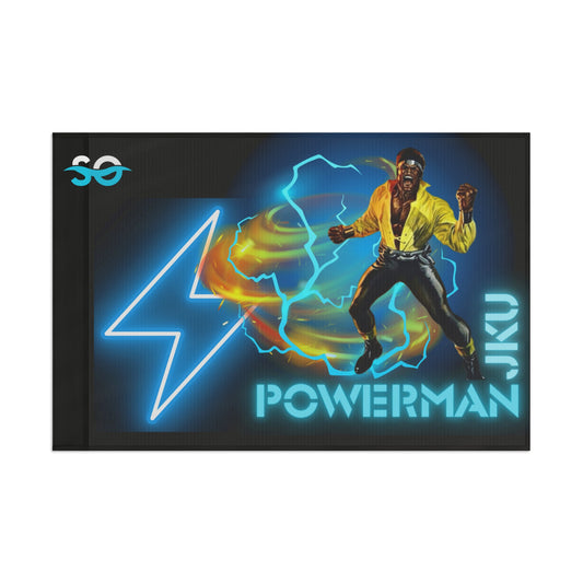 a picture of a man with a lightning bolt