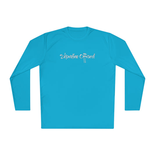 a blue long sleeve shirt with the words sunshine coast on it