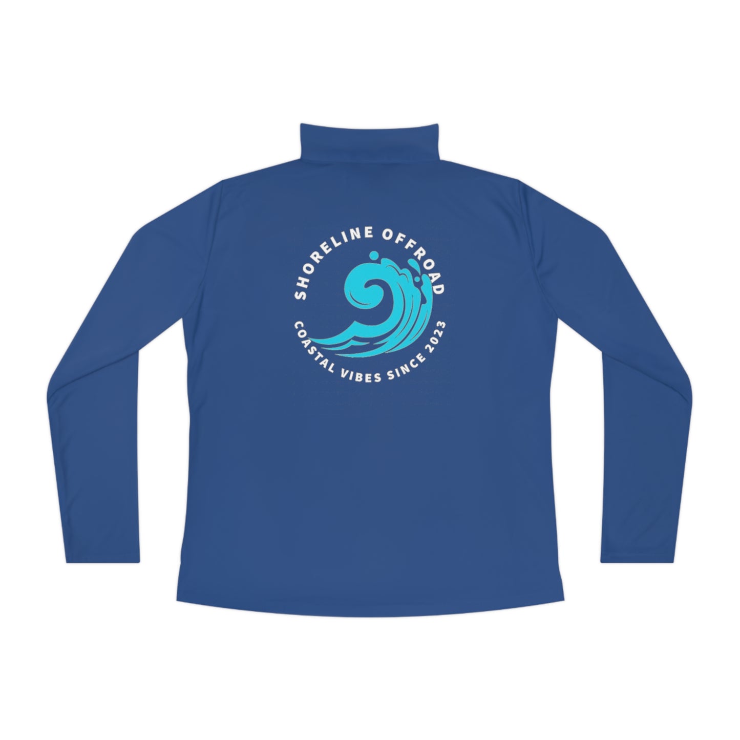 a blue long sleeve shirt with the words surfing others on it