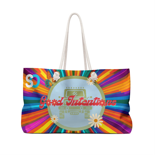 a colorful bag with the words grand national on it