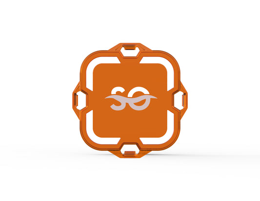 Durable design of Shoreline Offroad Pro Series Covers for 4.5” lights protecting against debris and impacts.