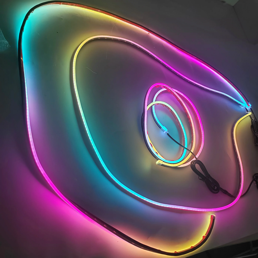 Detailed view of Shoreline Offroad Pro Series Strip Lighting demonstrating its dynamic performance and functionality as a Pro series with robust custom lighting options and beautiful rgbic animations.