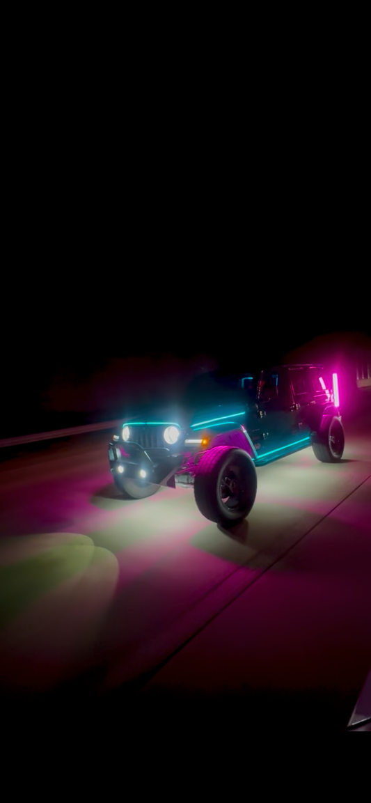 Shoreline Offroad Pro Series Fat RGBIC 3’ Whip Lights