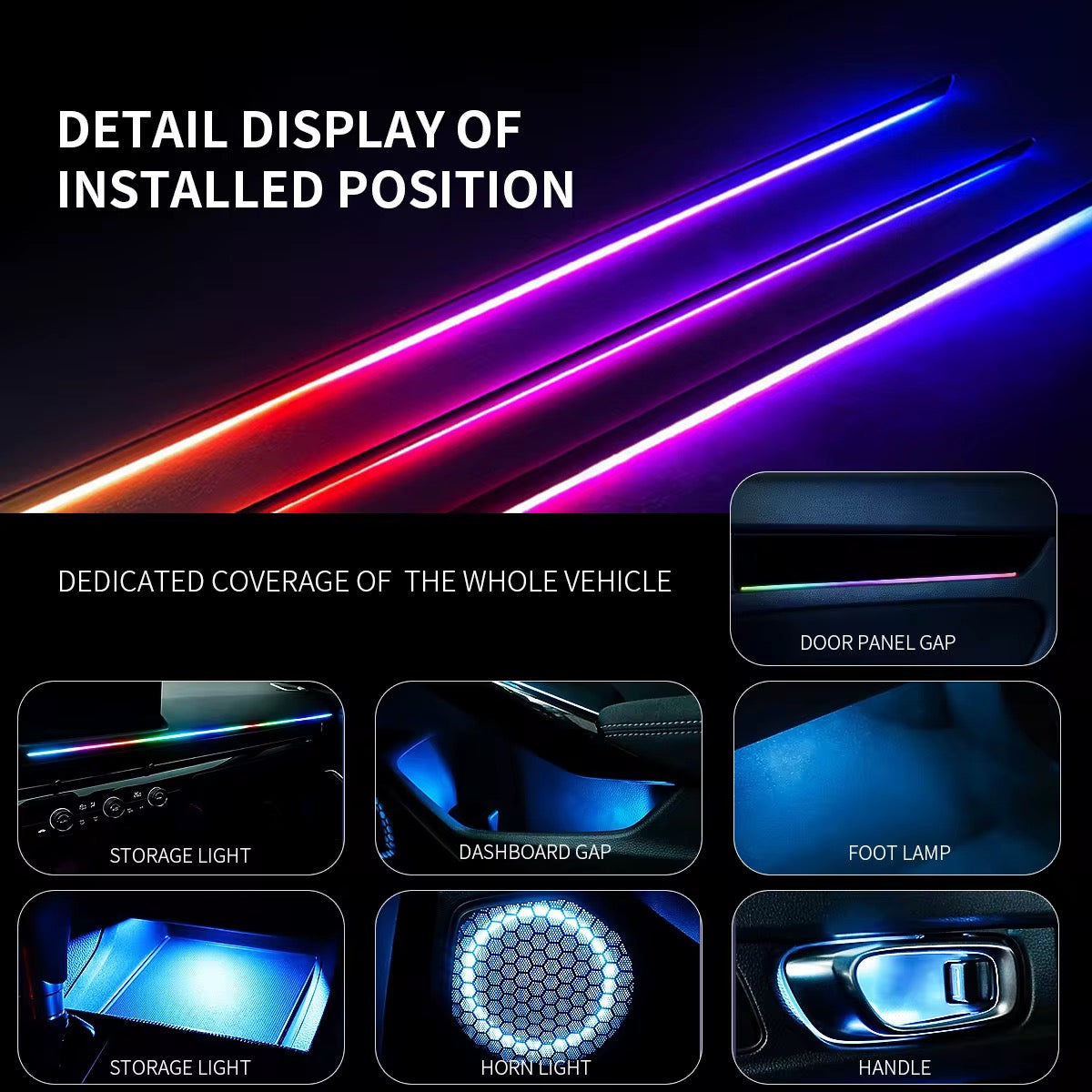 Shoreline Offroad Pro Series Interior Ambient lighting kit