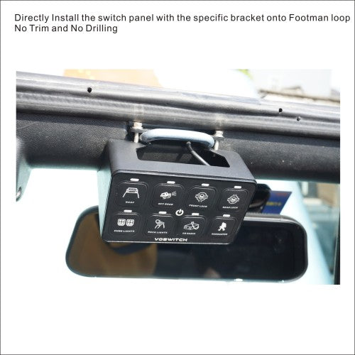 JK100 8 Switch Programmable Control System for Jeep Wrangler JK & JKU 2007-2018