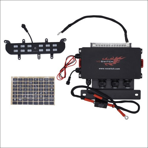 Voswitch JL120 Lower Dash Switch Panel for Jeep Wrangler JL 2018-current and Gladiator 2020-current…