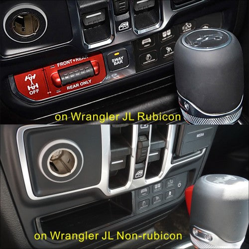 Voswitch JL300 Lower Dash Switch Panel for Jeep Wrangler JL 2018-Current and Gladiator 2020- Current