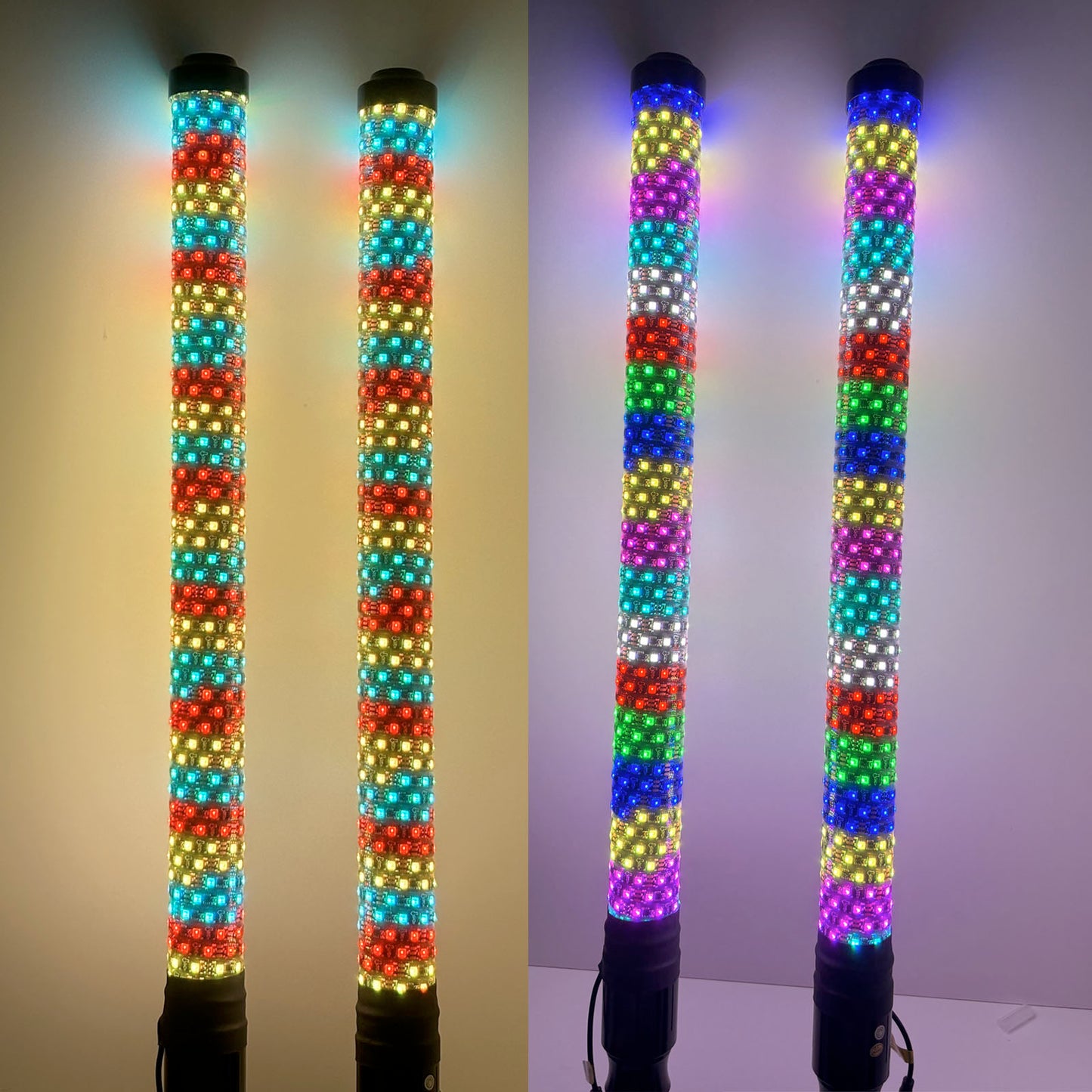 The brightest Jeep and truck led multi color whip light