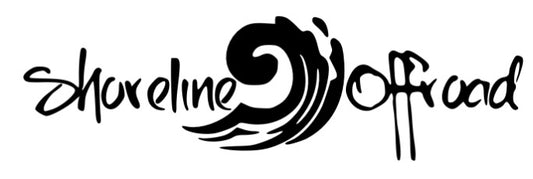 Black shoreline banner