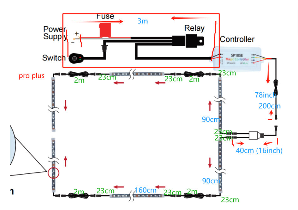 a diagram of the wiring for a ceiling fan