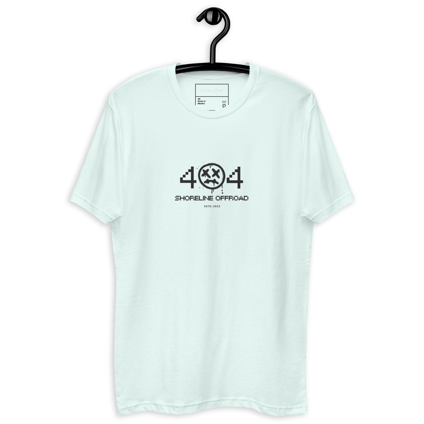 a white t - shirt with a black logo on it