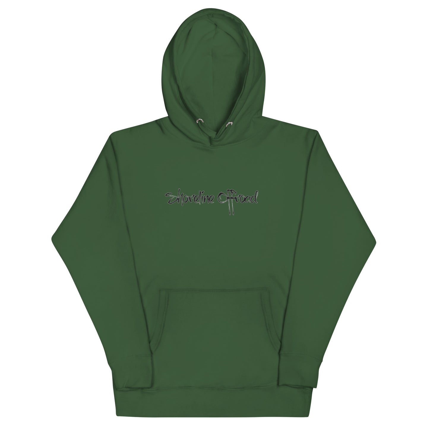 a green hoodie with the words, love is in the air