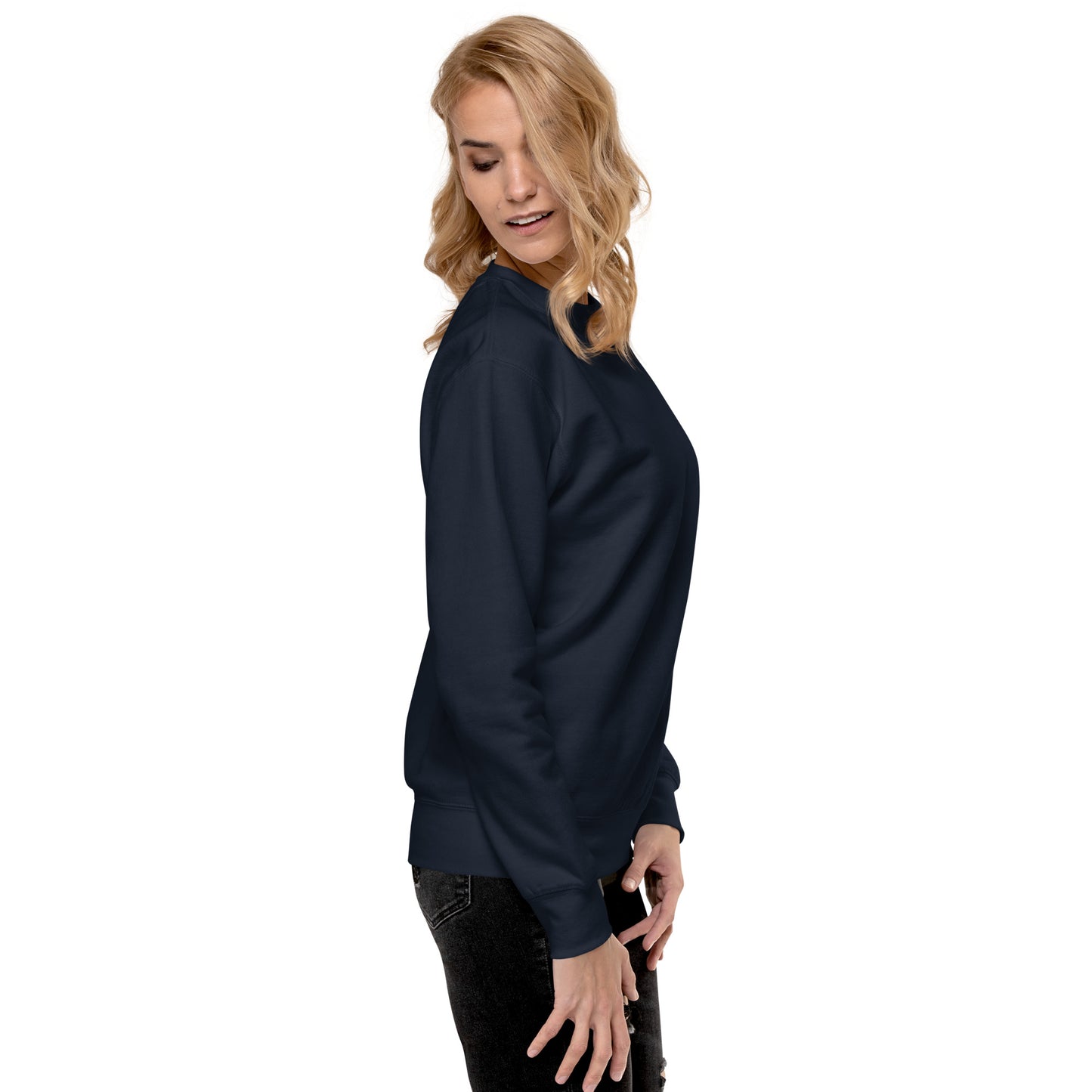 a woman in a black top is posing for a picture