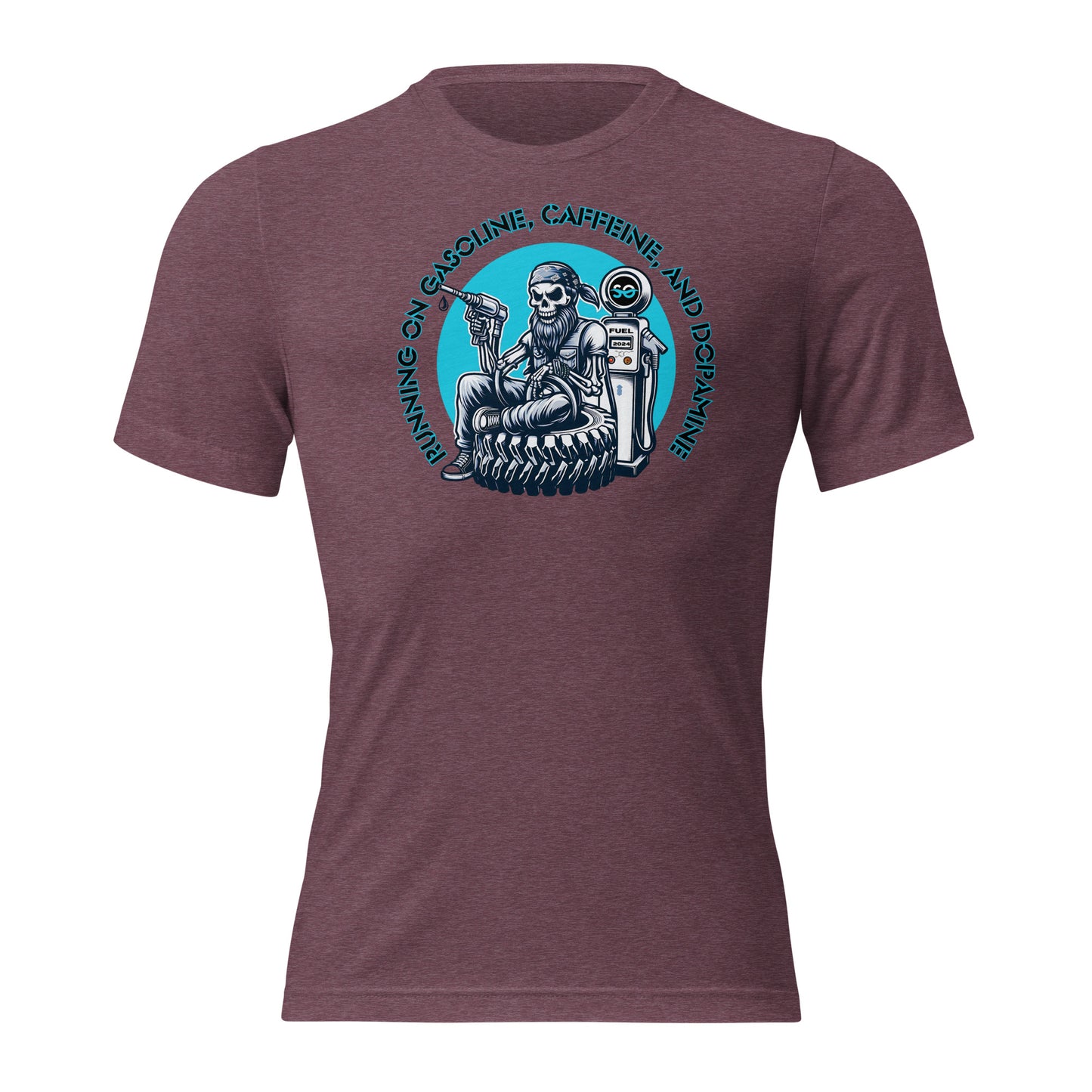 a t - shirt with a picture of a man sitting on a chair