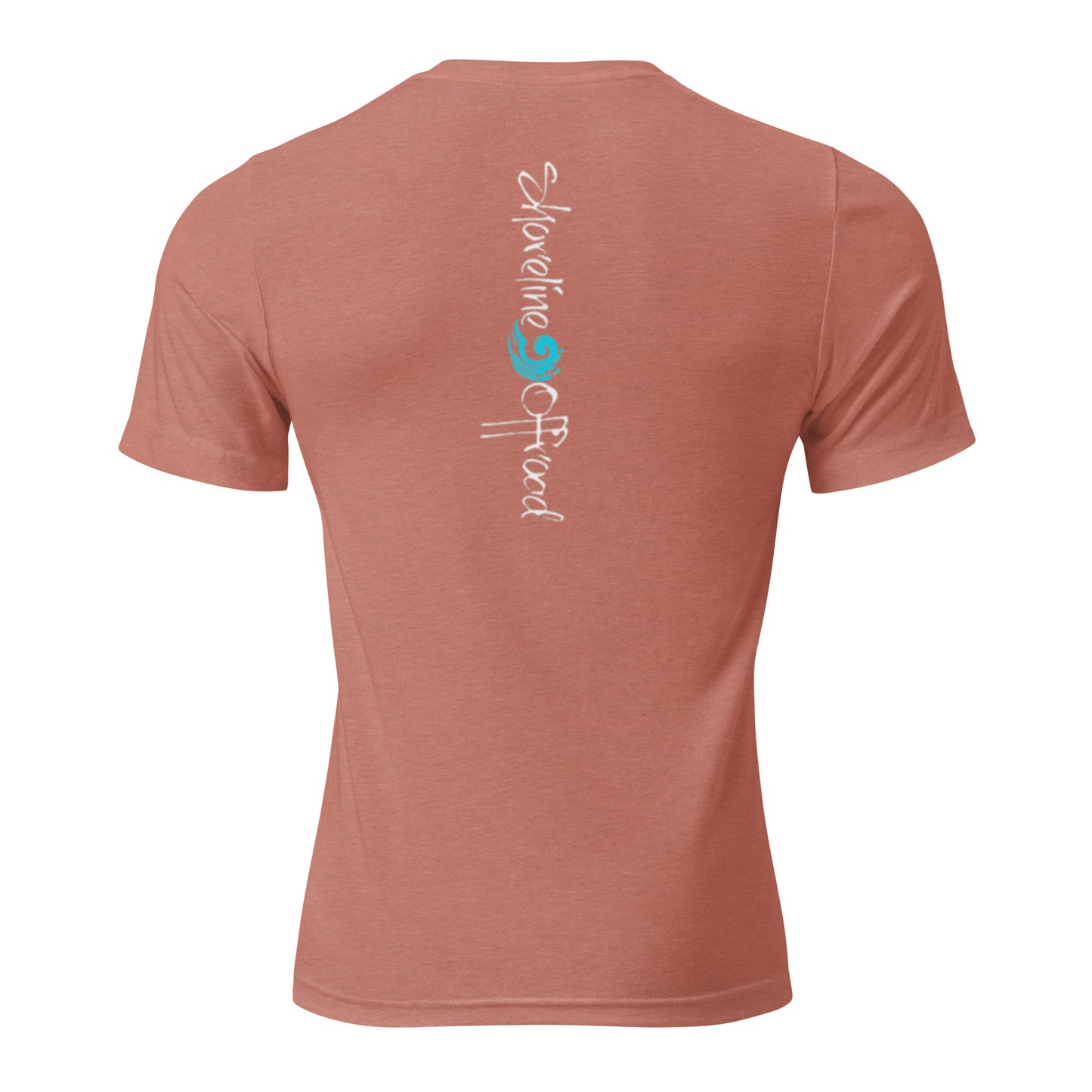 the back of a women's t - shirt with the words, stay on
