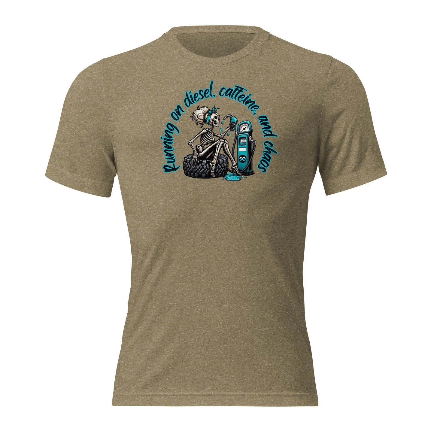 a t - shirt with a skeleton holding a skateboard