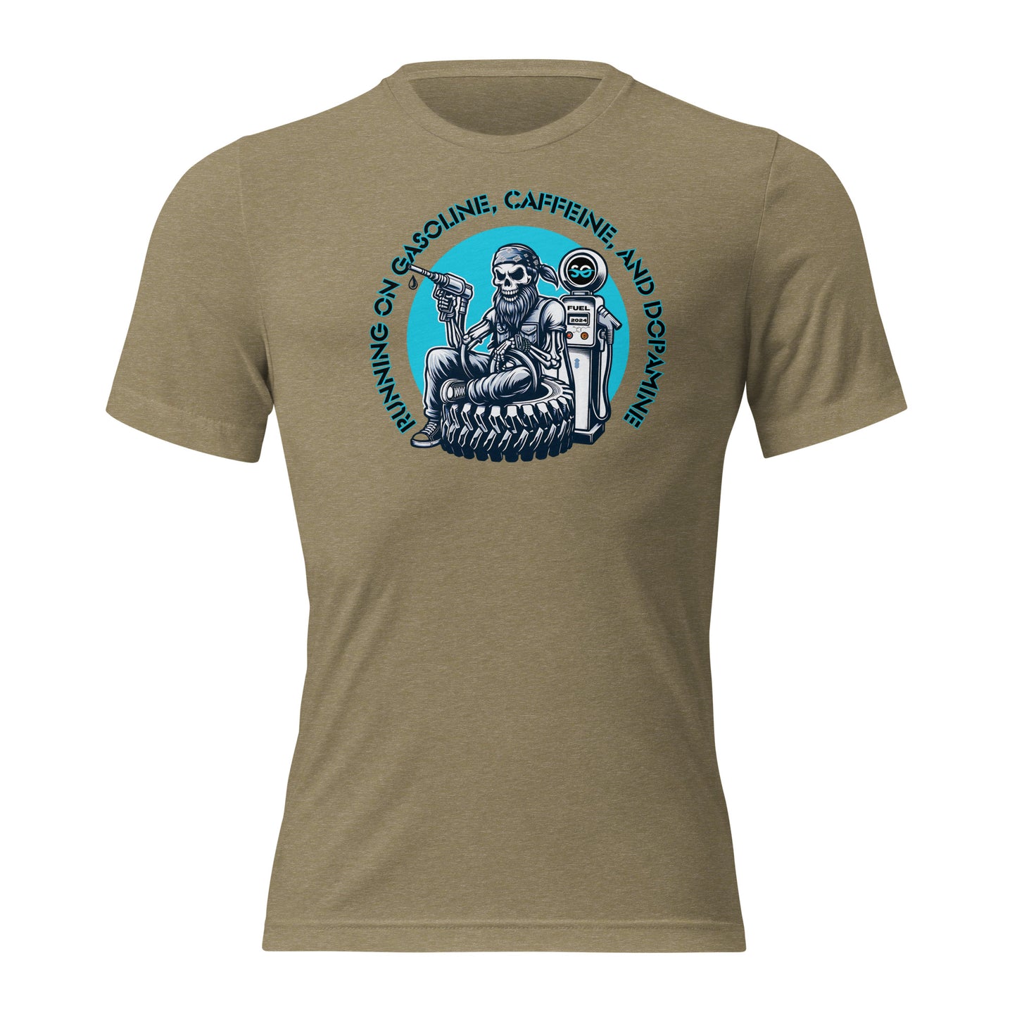 a t - shirt with a picture of a man sitting on a chair