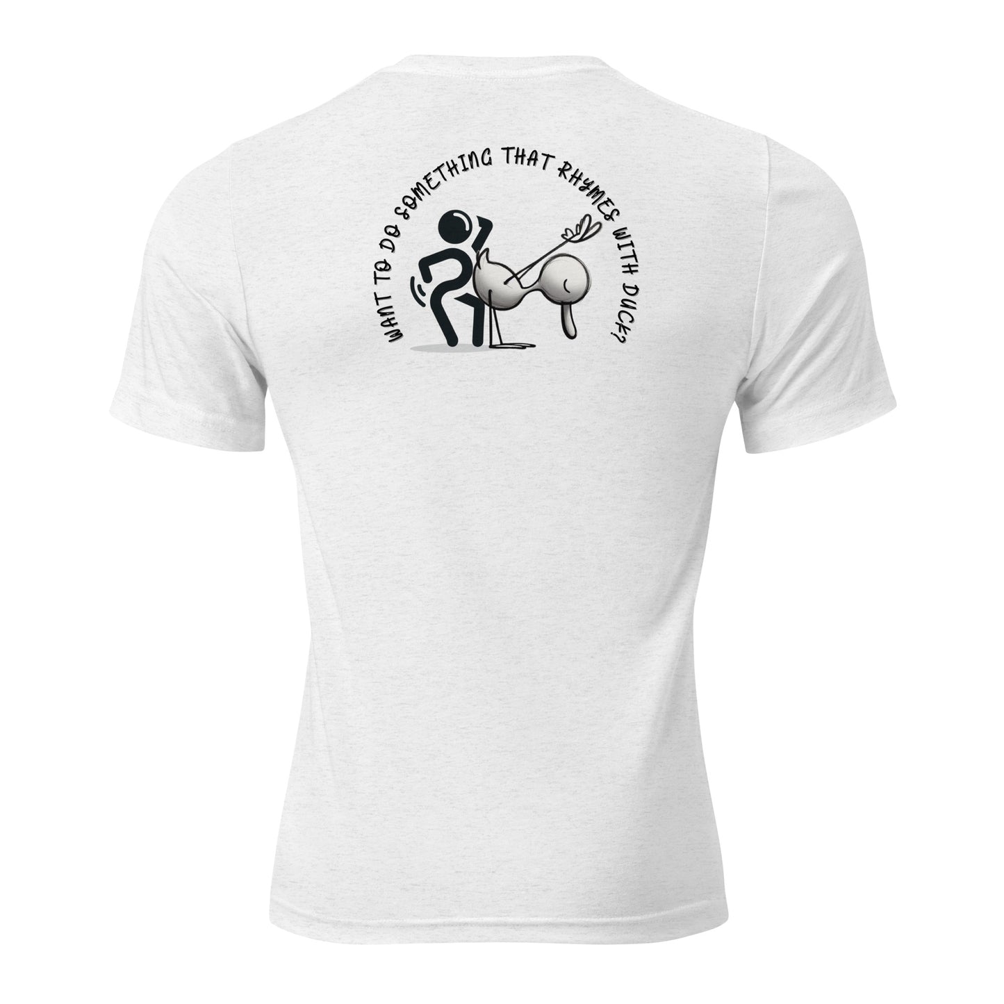 a white t - shirt with an image of a person holding a ball