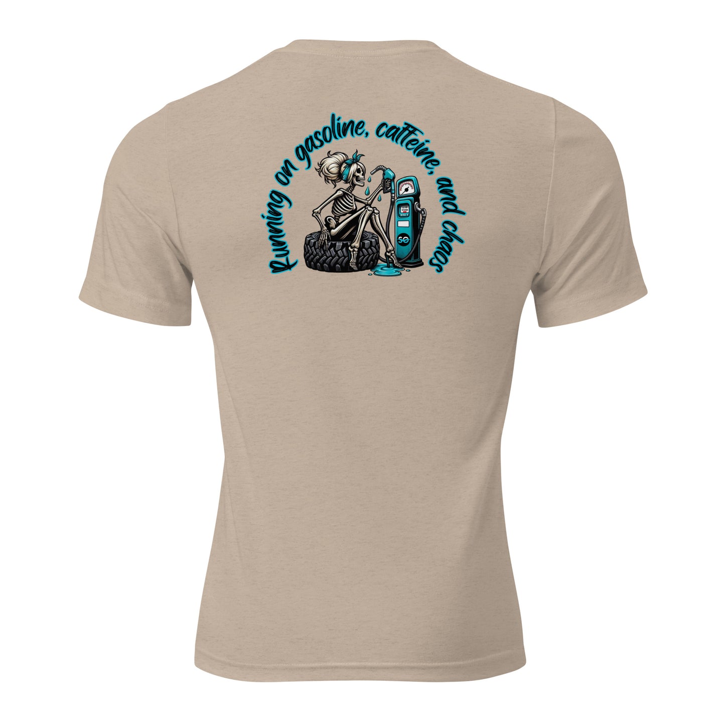 a t - shirt with an image of a man on a motorcycle