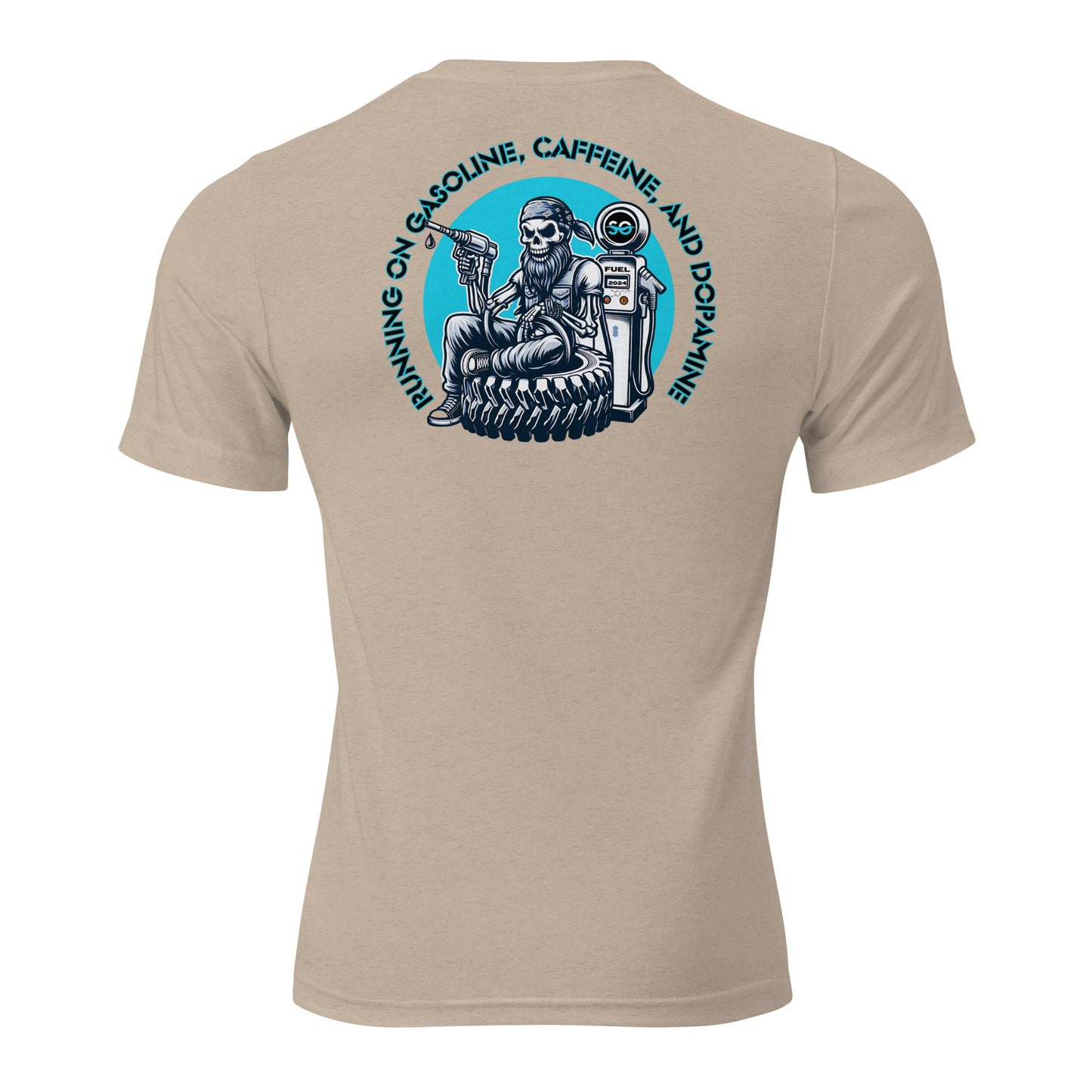 a t - shirt with an image of a skeleton on it