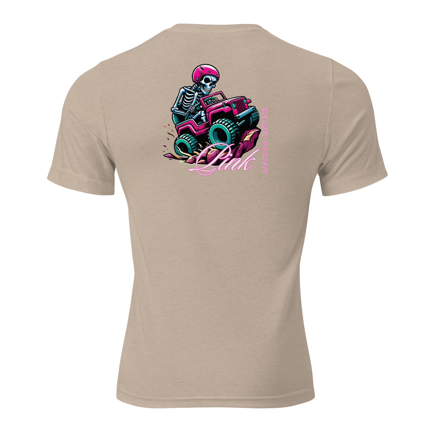 a t - shirt with a skeleton riding a motorcycle