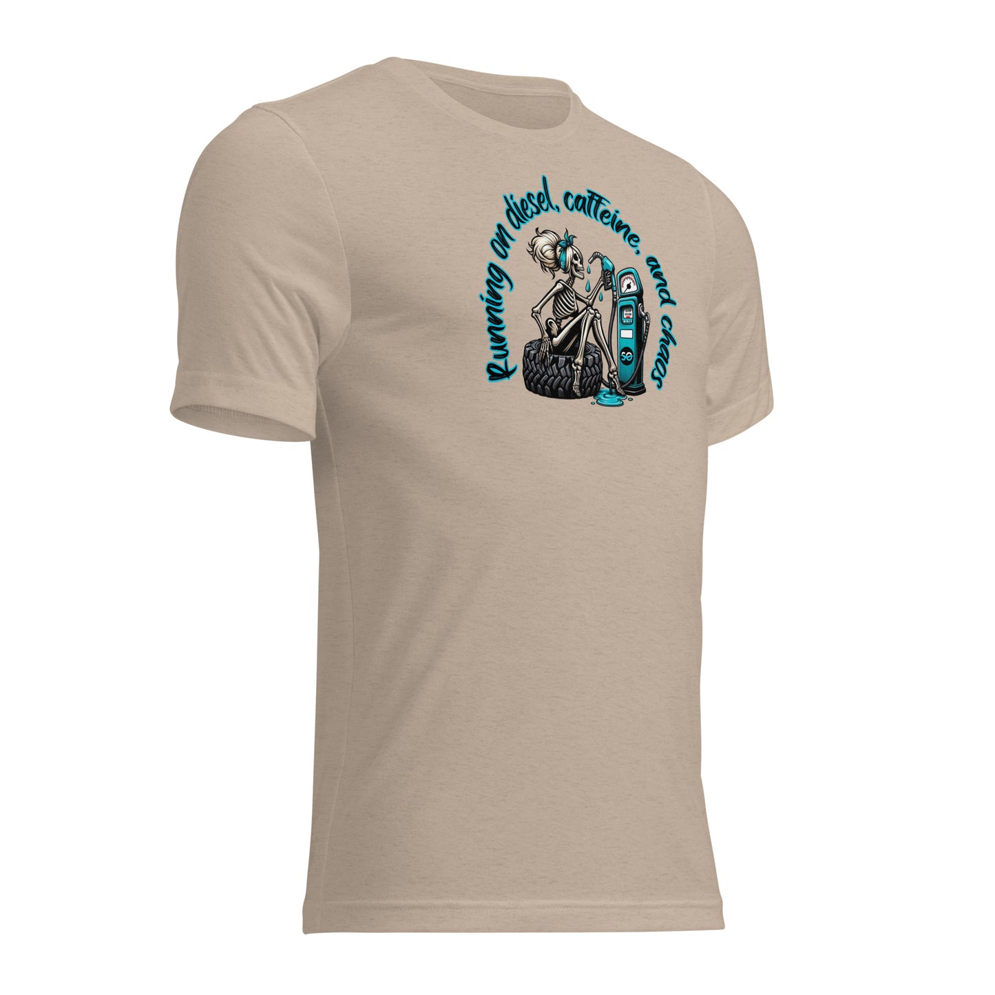 a t - shirt with an image of a woman and a man on it