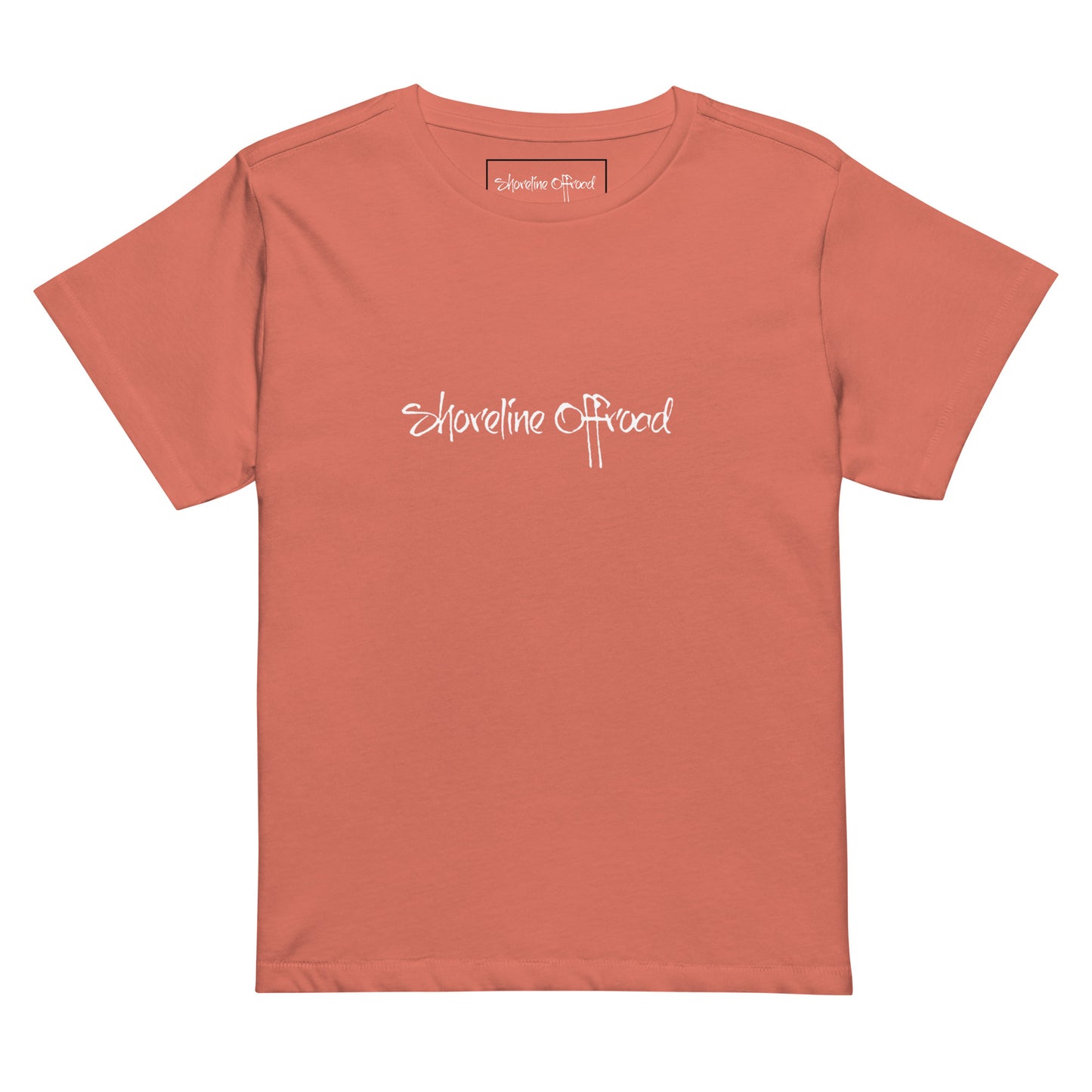 an orange t - shirt with the words, ellvinene embraced in white