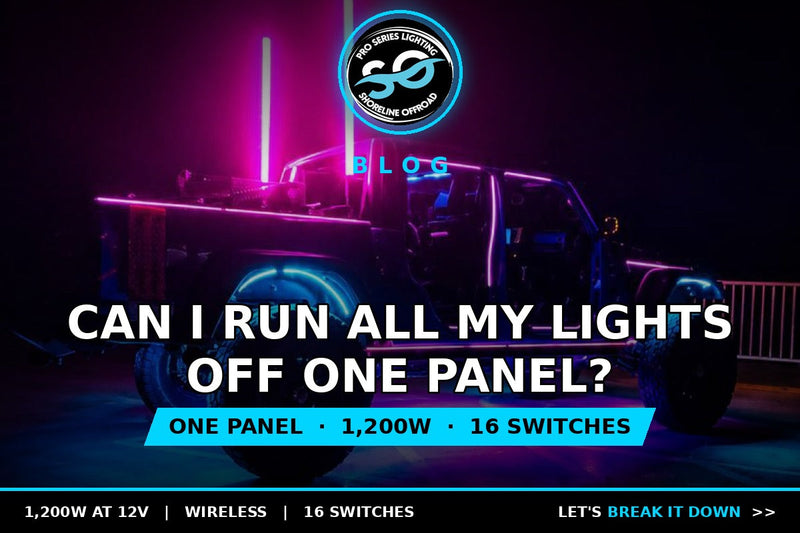 Can I Run All My Lights Off One Panel?