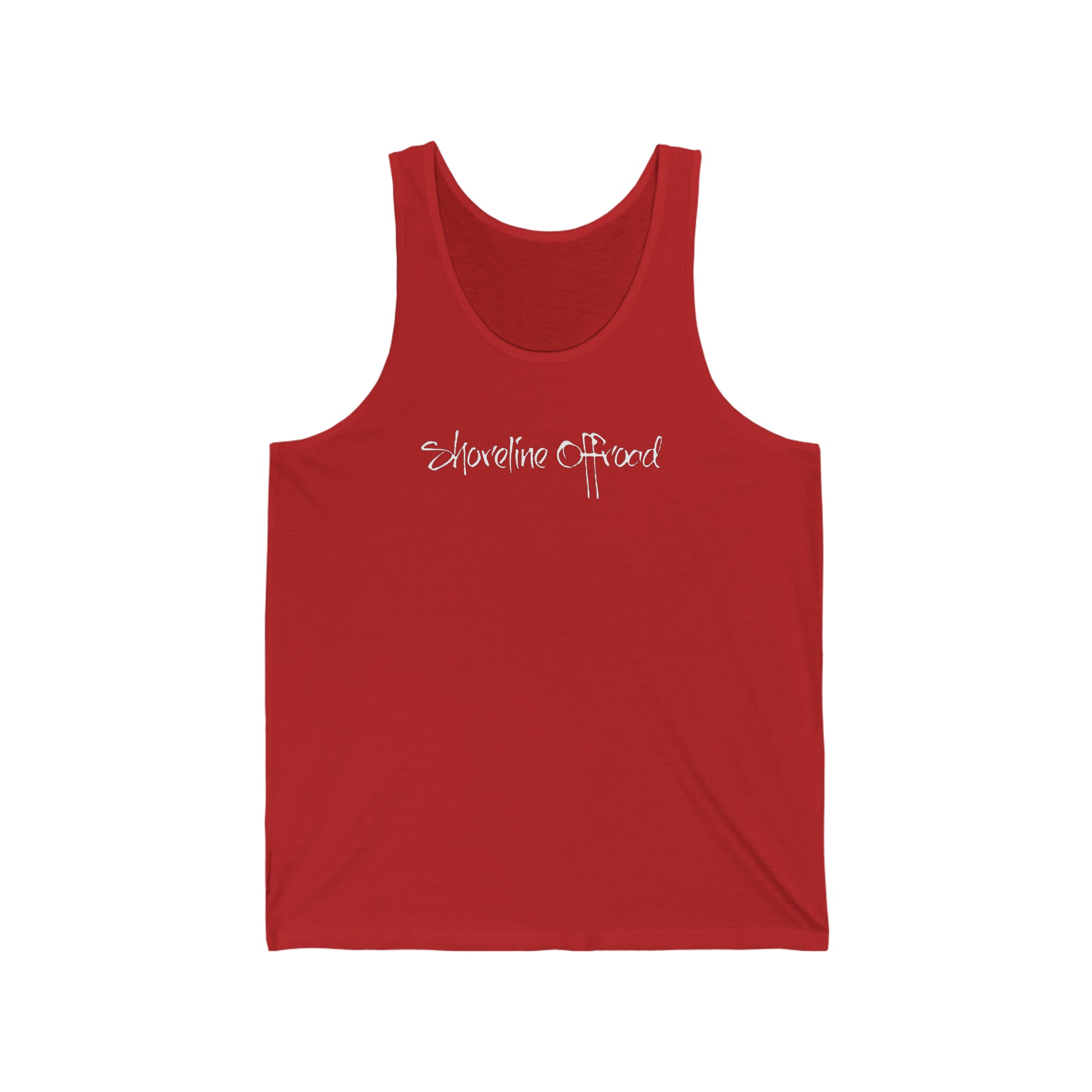 a red tank top with the words something changed on it