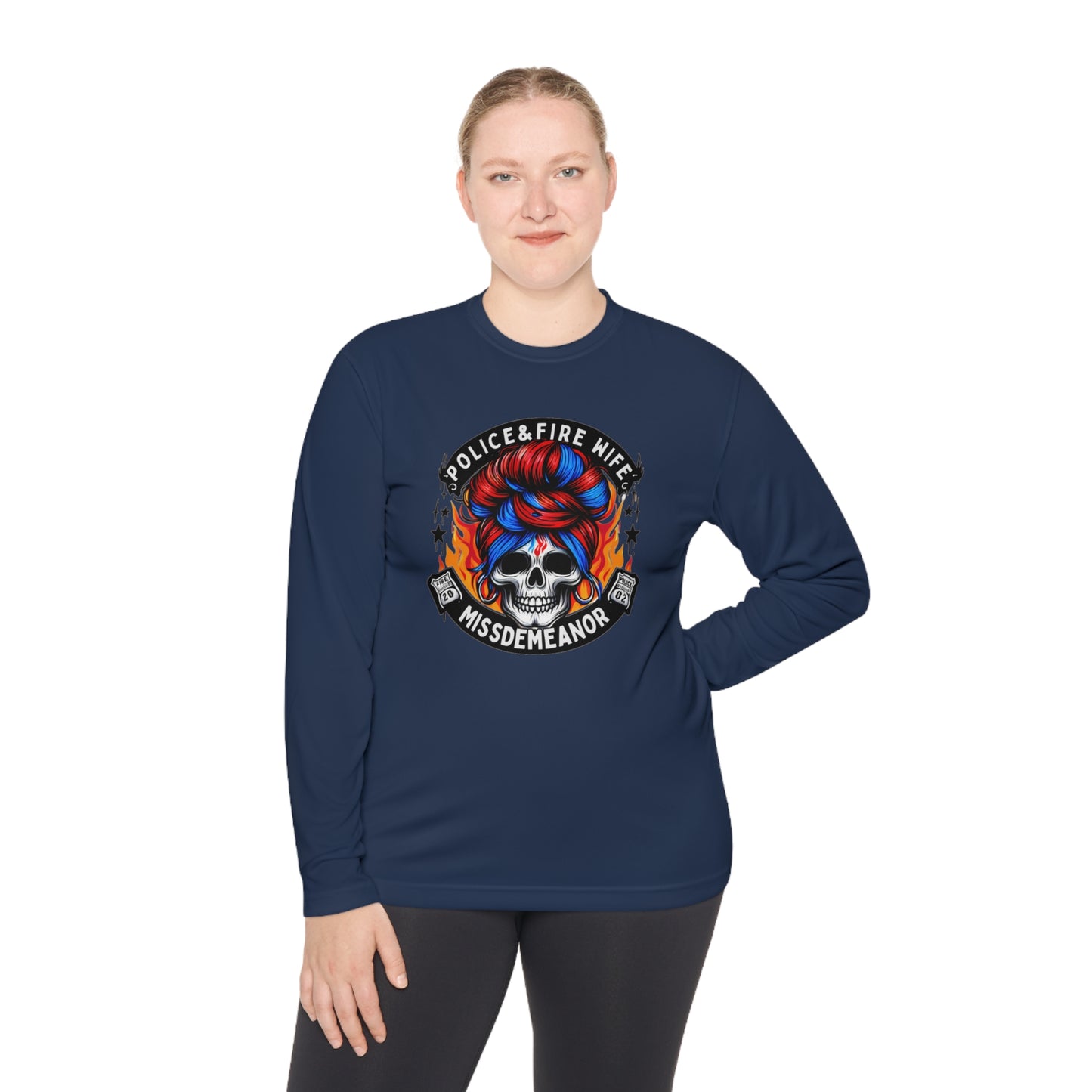 Shoreline Offroad Police Fire Wife Unisex Lightweight Long Sleeve Tee