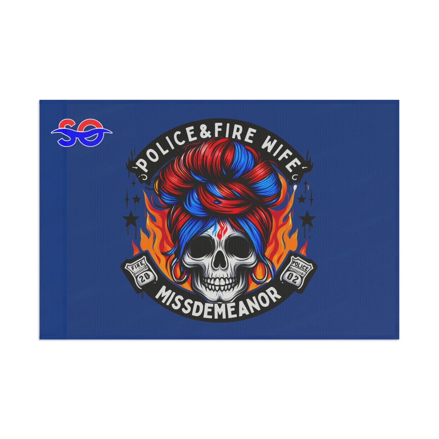 Shoreline Offroad Police Fire Wife Flag