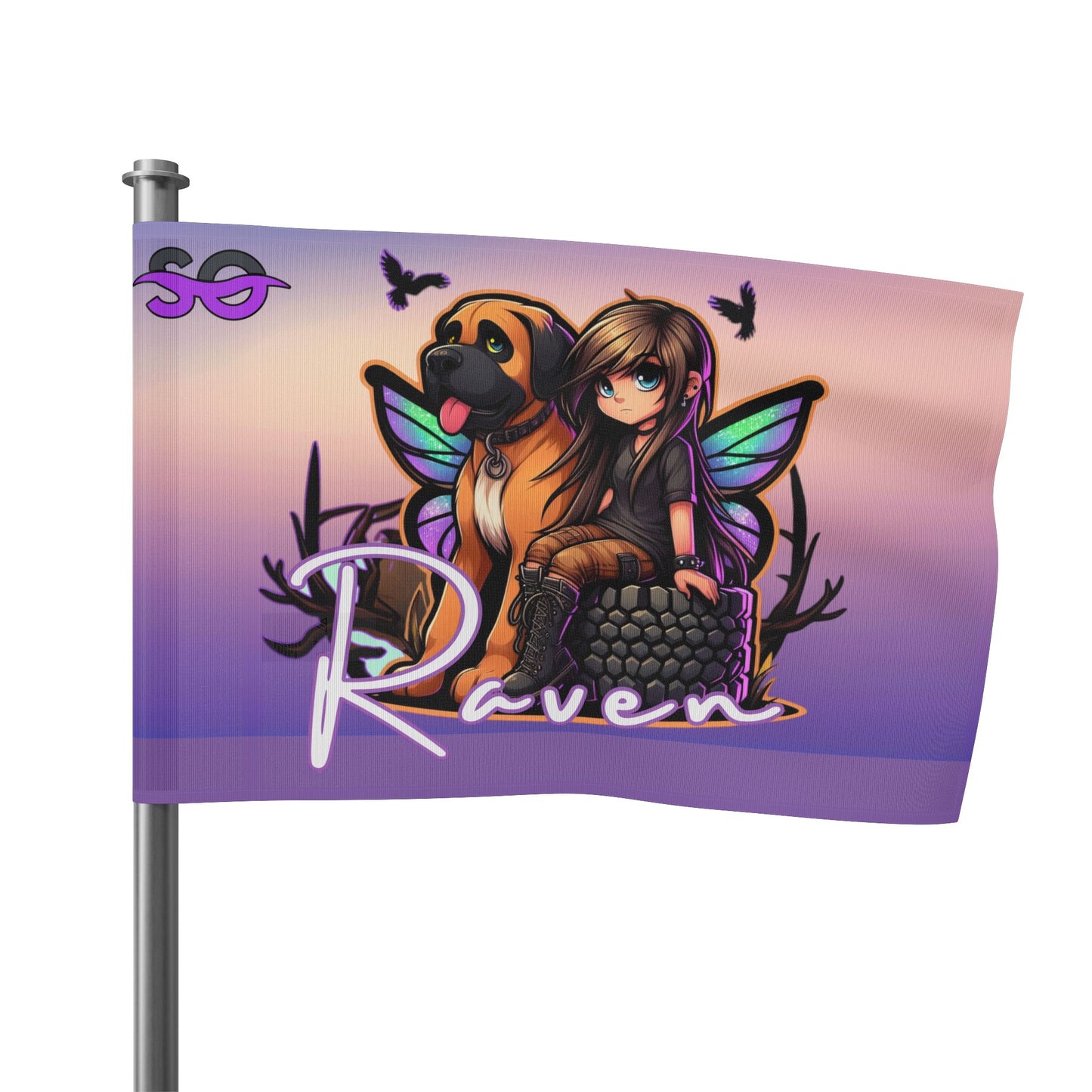 Shoreline Offroad Raven Flag