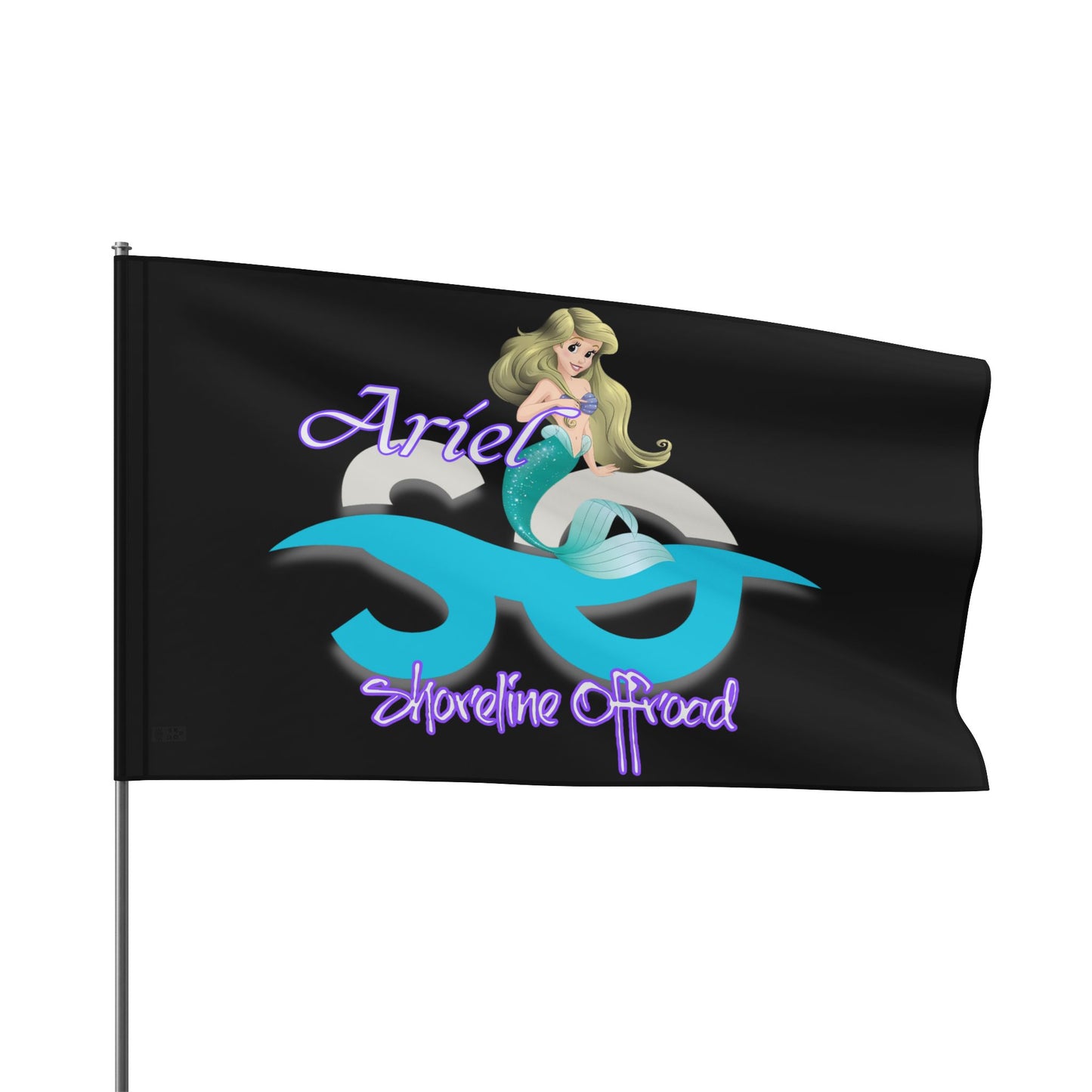 Shoreline Offroad mermaid Flag