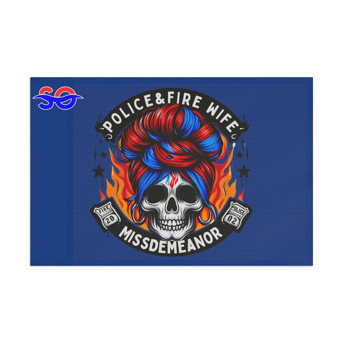 Shoreline Offroad Police Fire Wife Flag