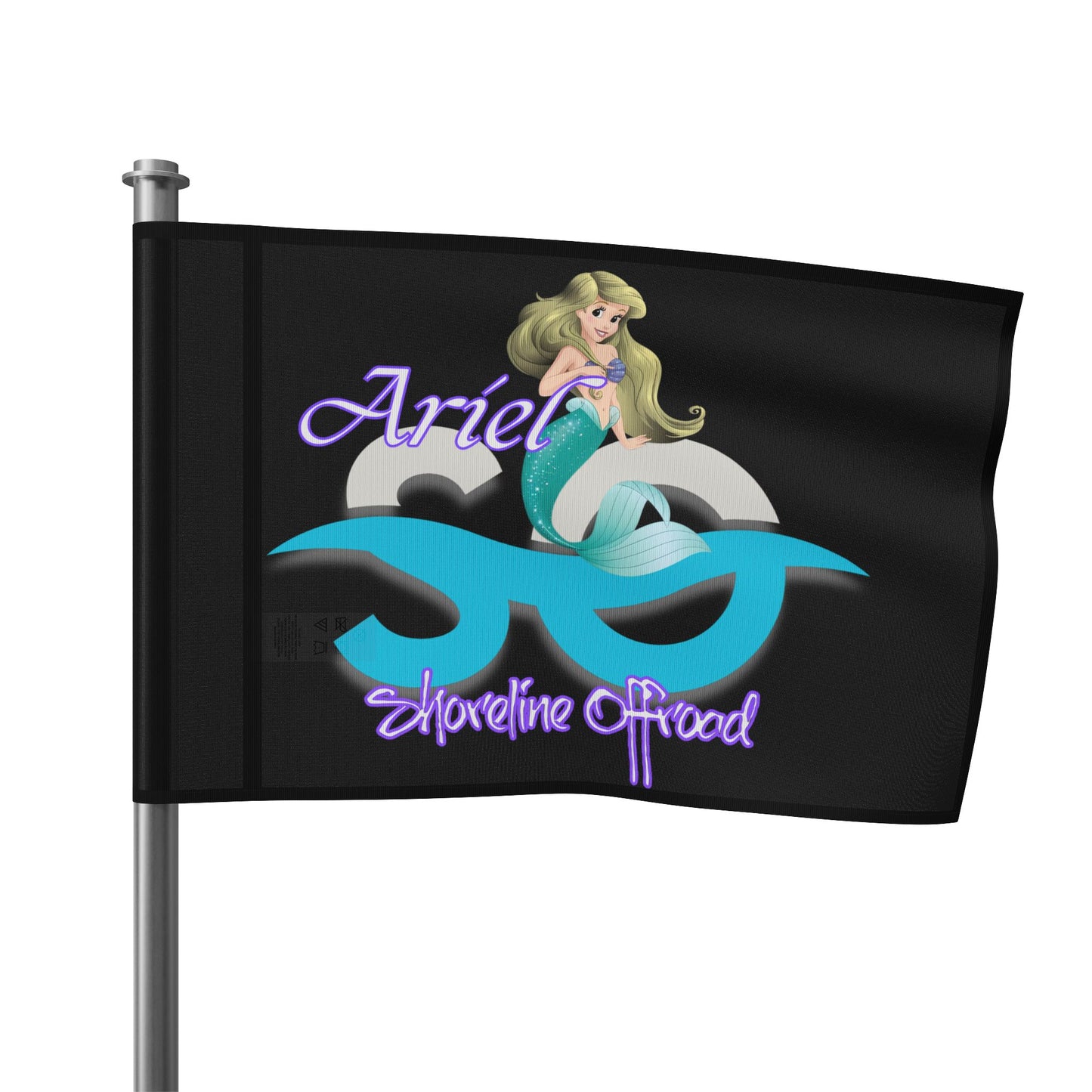 Shoreline Offroad mermaid Flag