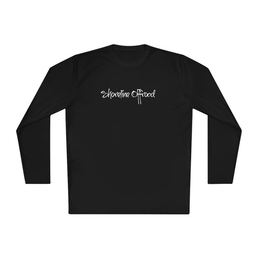 a black long - sleeved shirt with the words sublime charged on it