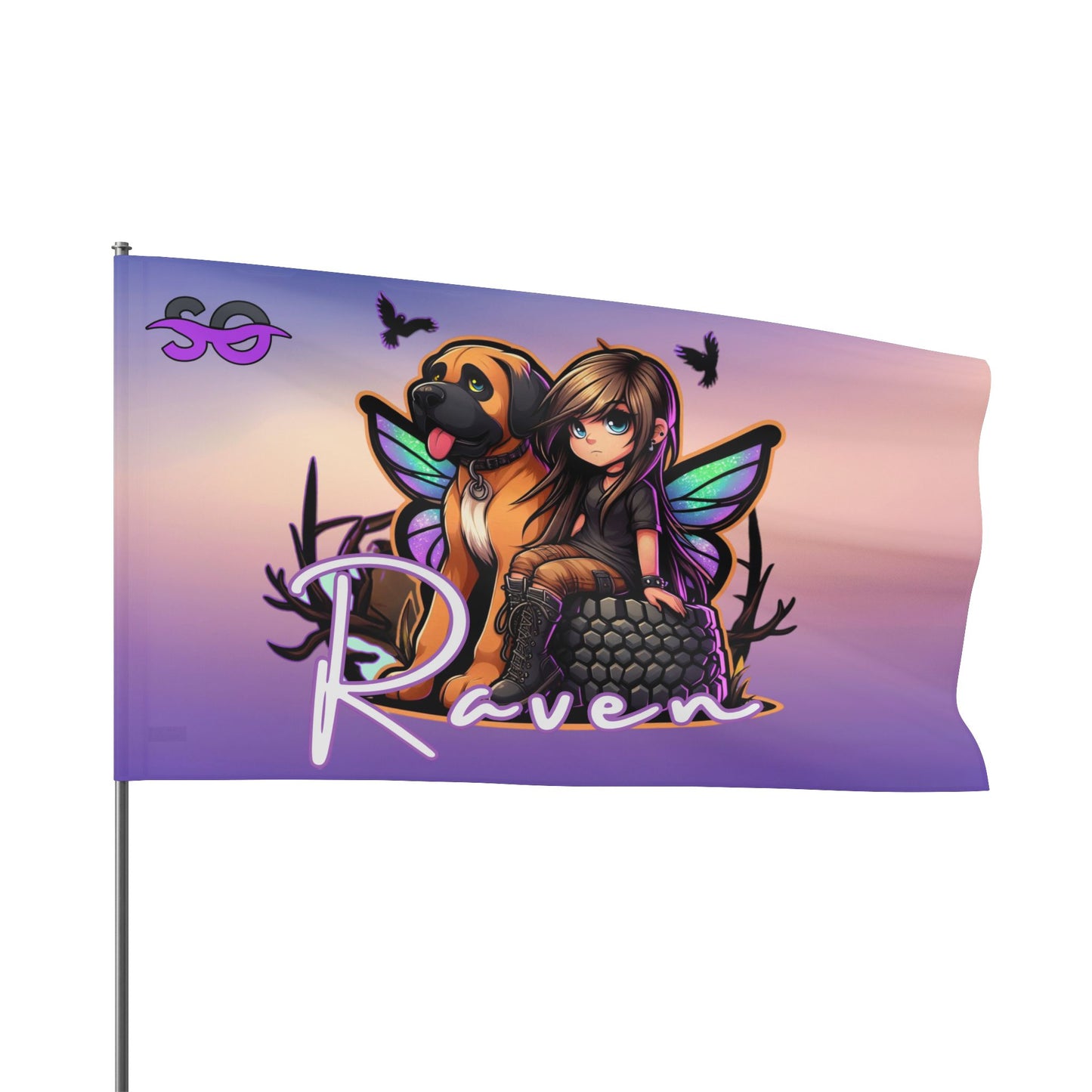 Shoreline Offroad Raven Flag