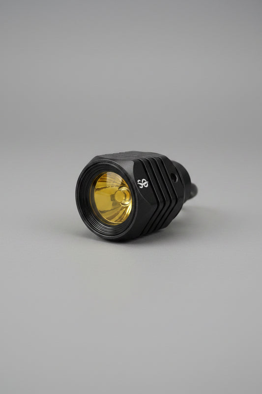 Bright illumination from Shoreline Offroad Pro Series 2” Amber Driving Light Pod Lights showcasing their powerful LED design.