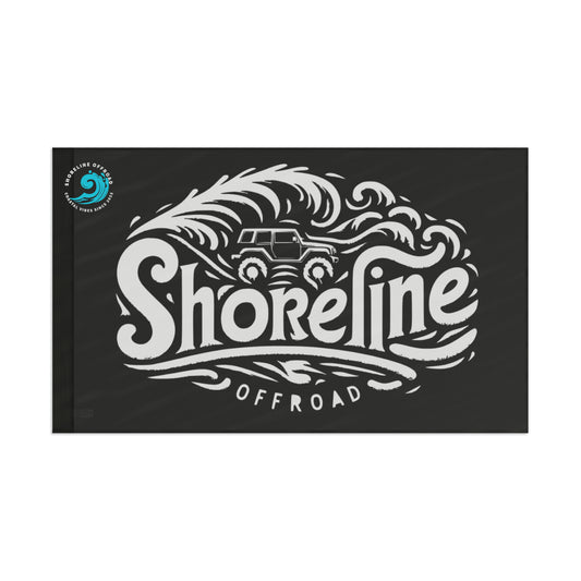 a sticker that says shoreline off road