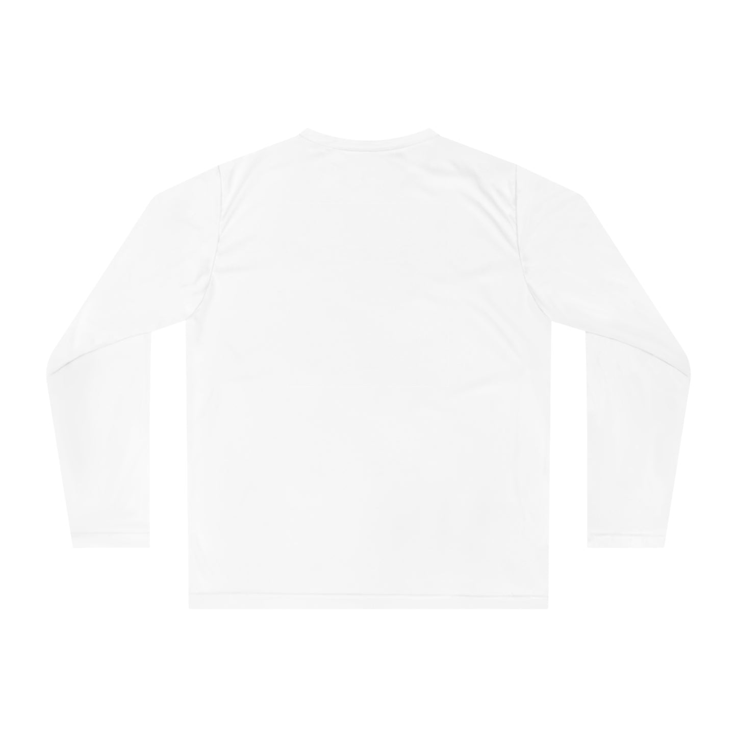 a white t - shirt with long sleeves on a white background