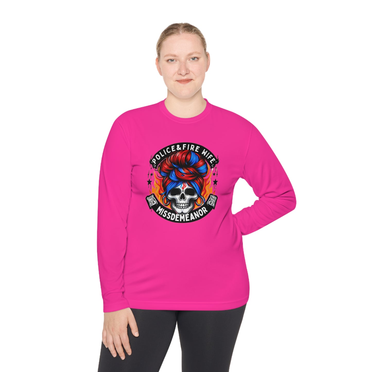 Shoreline Offroad Police Fire Wife Unisex Lightweight Long Sleeve Tee