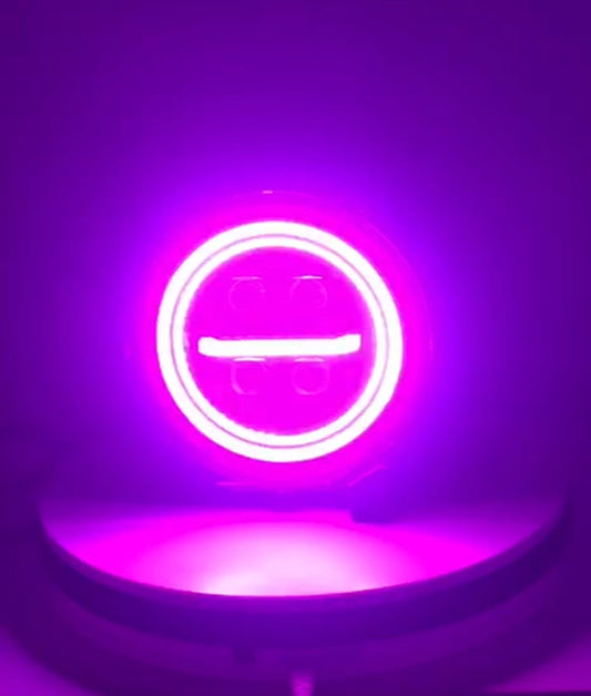 Close-up view of the Shoreline Offroad Eclipse Pro Series 9” JL JT RGB LED Headlight featuring powerful LED technology and app-based color control.