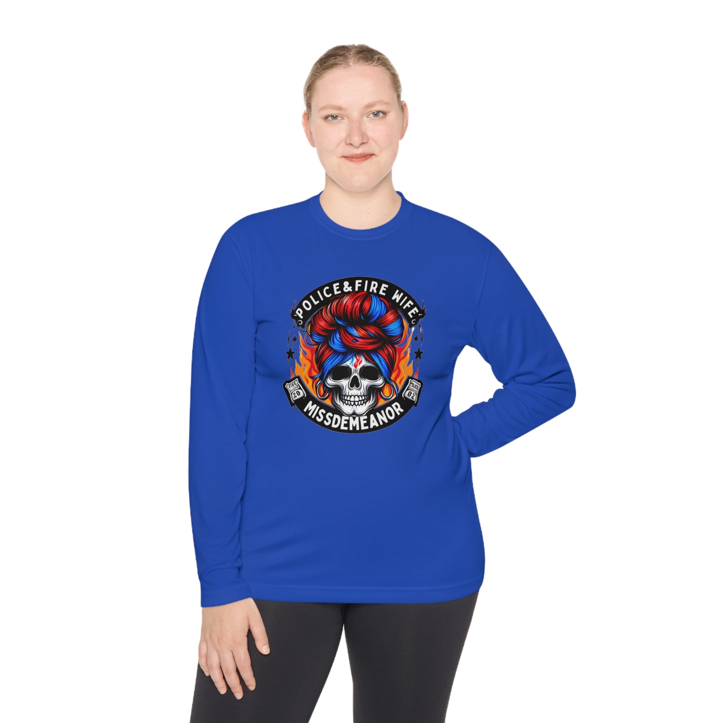 Shoreline Offroad Police Fire Wife Unisex Lightweight Long Sleeve Tee