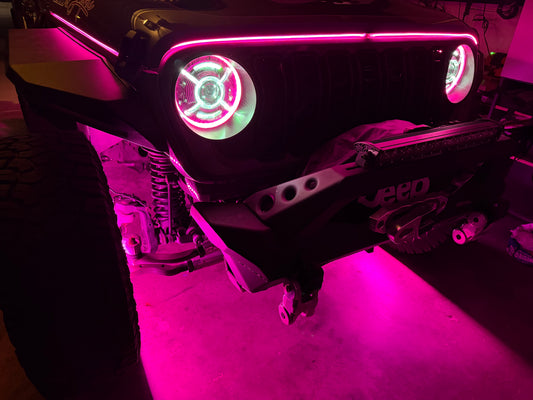 Shoreline Offroad Pro Series Custom Strip Lighting Hood Kit