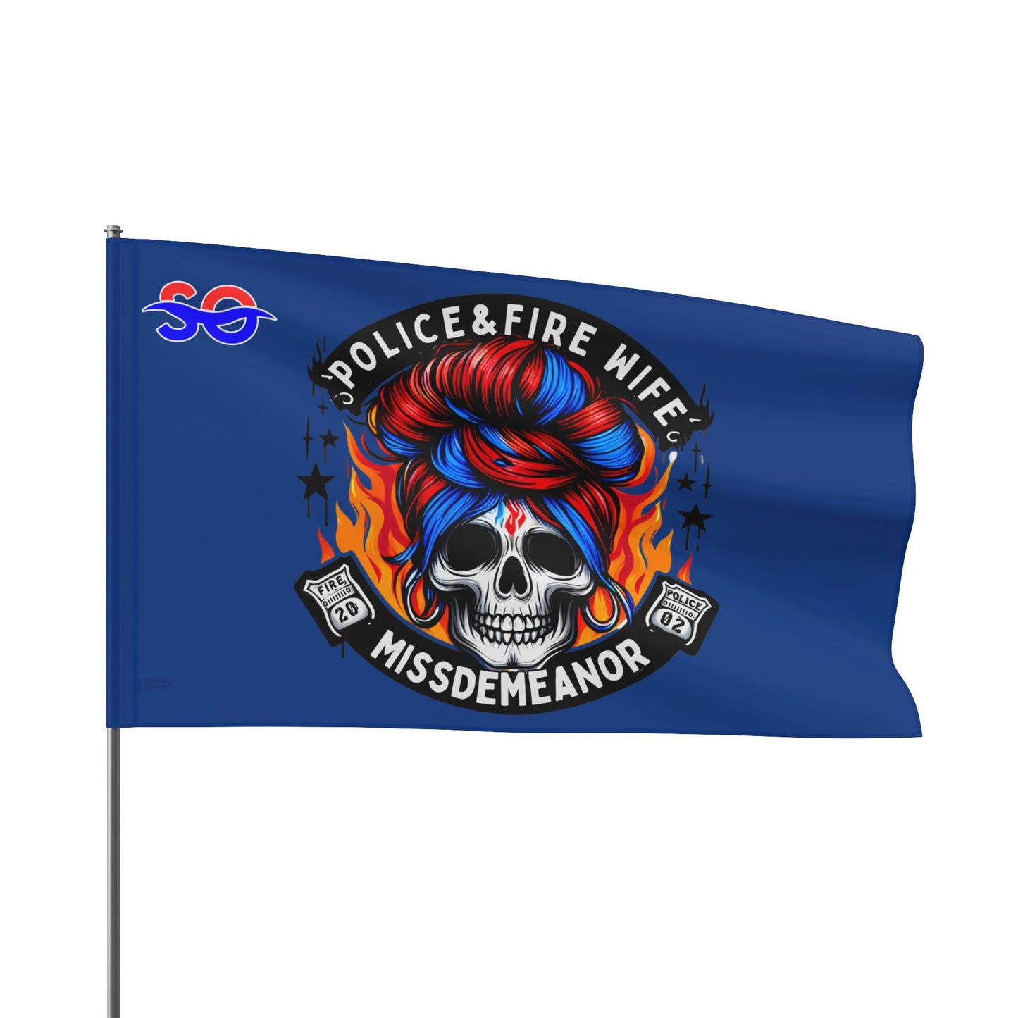 Shoreline Offroad Police Fire Wife Flag