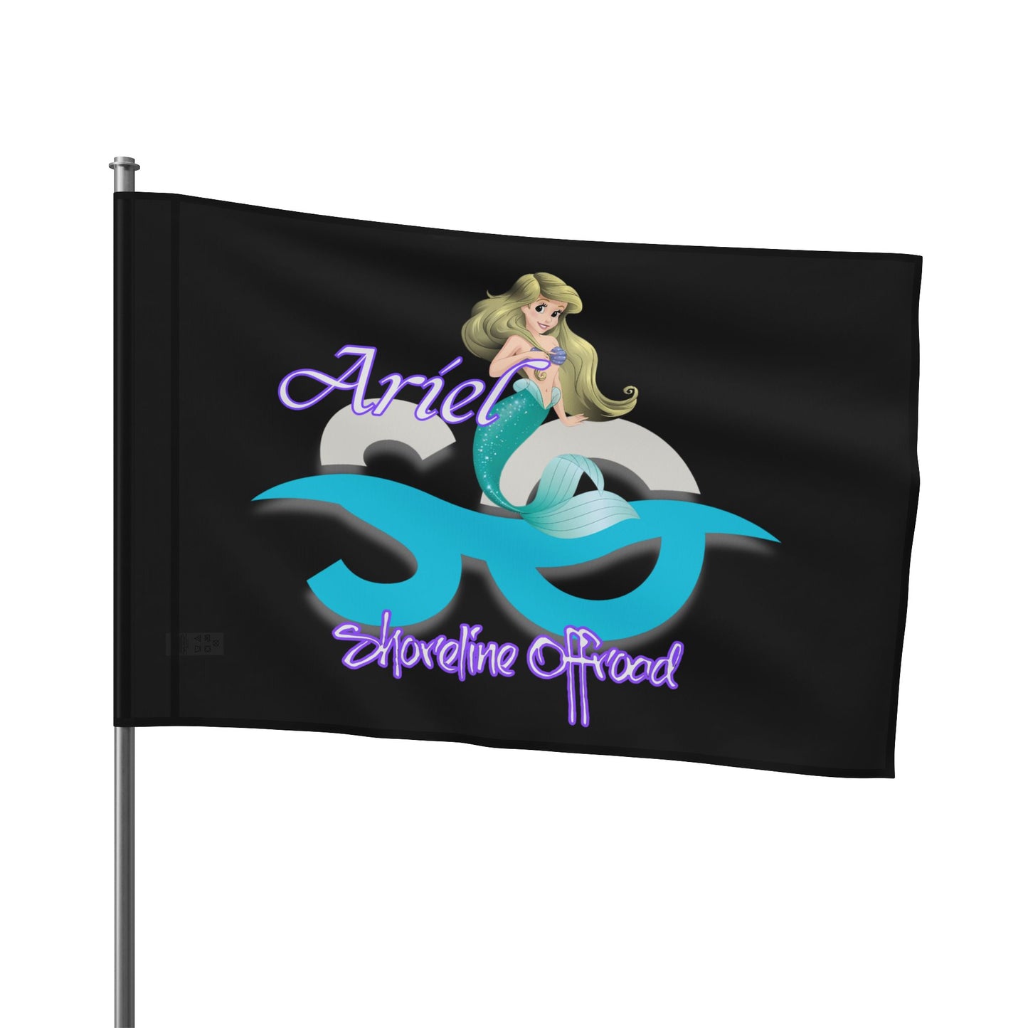 Shoreline Offroad mermaid Flag