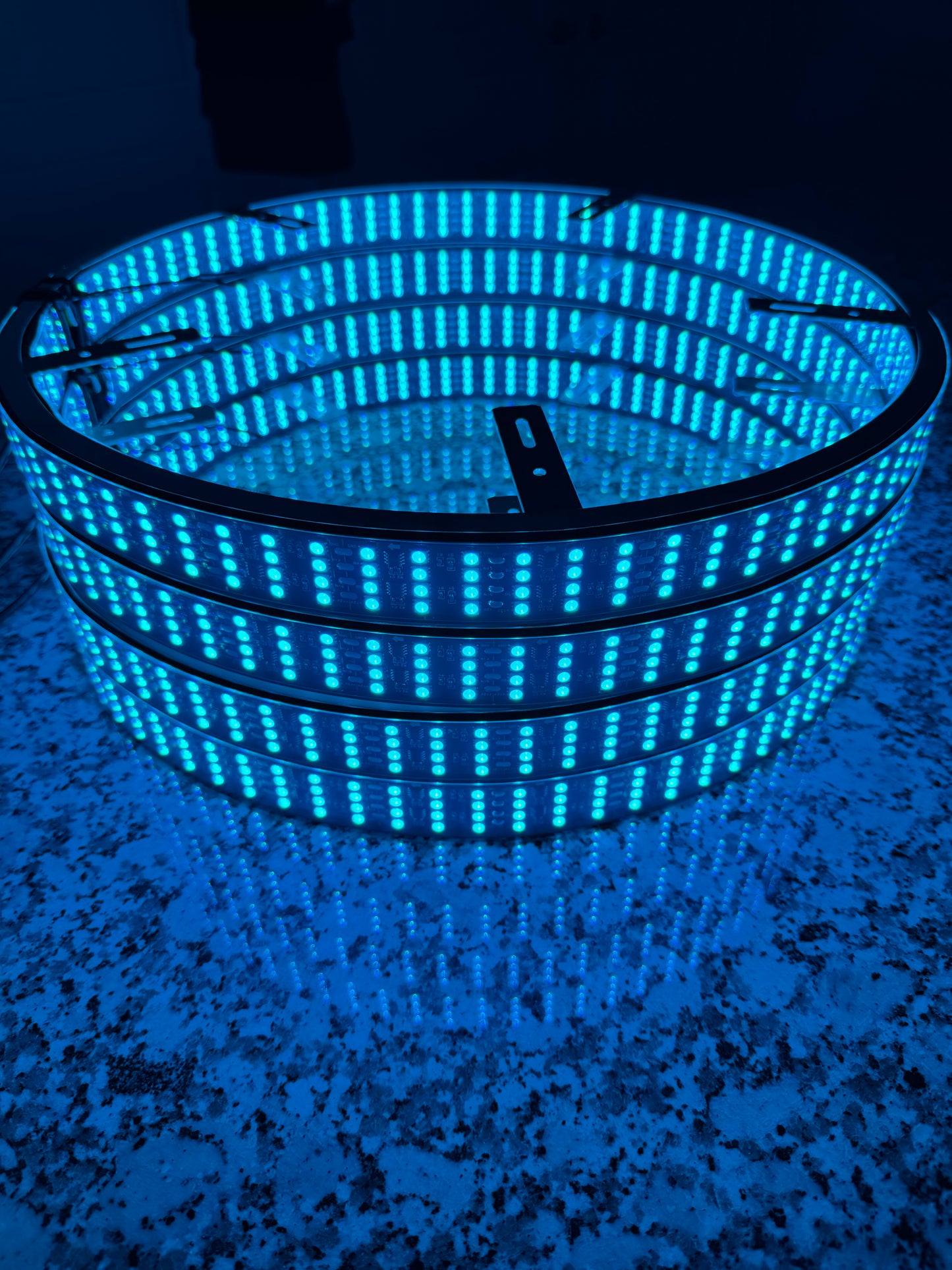 Shoreline Offroad Pro Series RGBIC LED Wheel Lights showcasing vibrant color illumination for enhanced aesthetics.