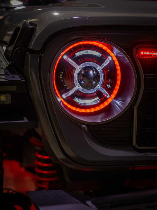 Shoreline Offroad Pro Series LED 9” JL JT RGB Headlights