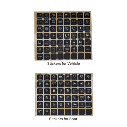 UV100 Universal 8 Gang Programmable Switch Panel for Truck / UTV / Side by Side / Boat