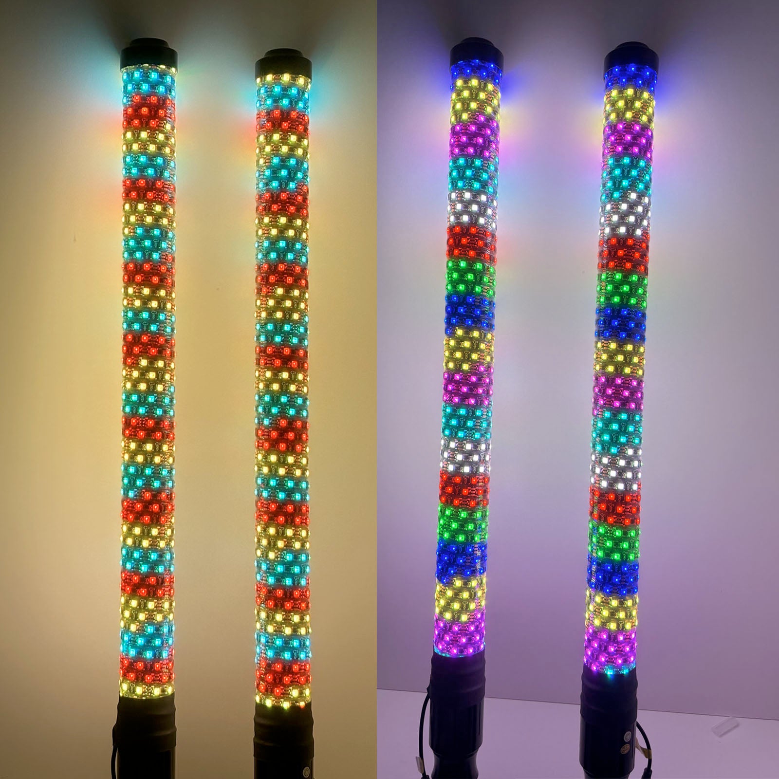 The brightest Jeep and truck led multi color whip light 